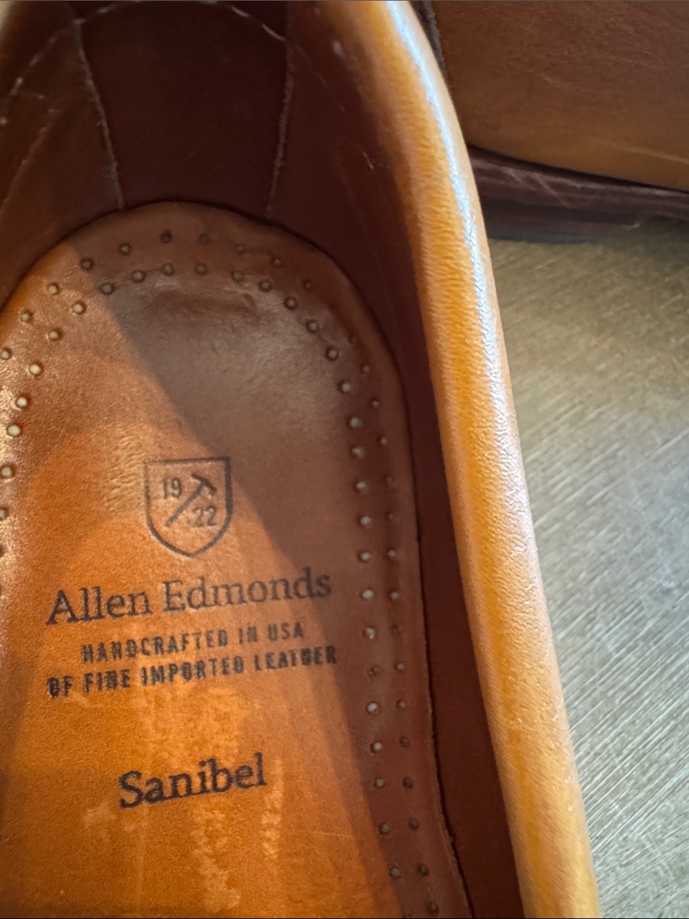 Daniel Men's Tan Leather Slip-On Driving Loafers, Size 11.5 - Picture 7 of 8